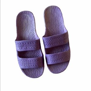 Lavender Jesus Sandals